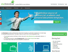 Tablet Screenshot of docdownload.com.au